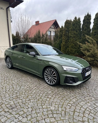 Audi A5 cena 194235 przebieg: 143343, rok produkcji 2021 z Kraków małe 121